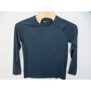 Quince Shirt Mens Medium Navy Blue Flowknit Breeze Long Sleeve Performance Tee